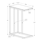 Table d'appoint avec plateau miroir - Noir - EveryRoom