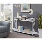 Console de luxe Tucson avec étagère - Breighton Home