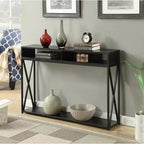 Console de luxe Tucson avec étagère - Breighton Home