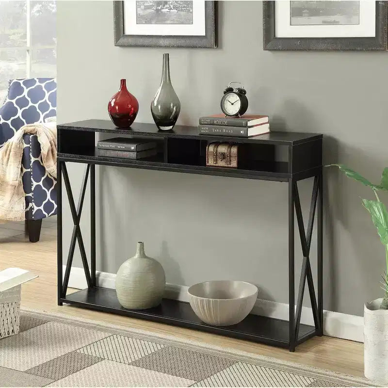 Console de luxe Tucson avec étagère - Breighton Home