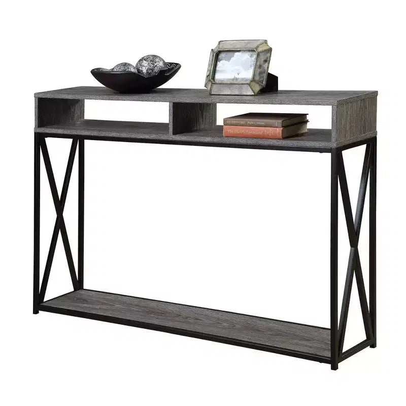 Console de luxe Tucson avec étagère - Breighton Home
