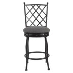 Tabouret de bar à hauteur de comptoir en métal Tristan - HomePop