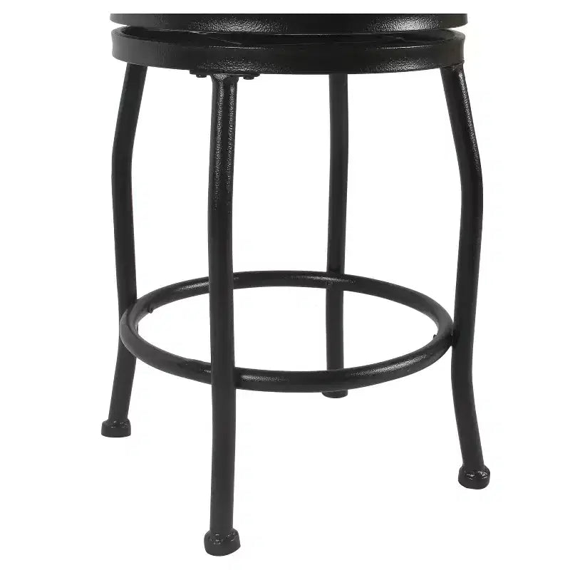 Tabouret de bar à hauteur de comptoir en métal Tristan - HomePop