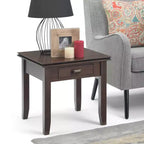 Table d'appoint en bois massif Stratford - Wyndenhall