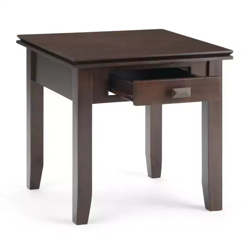Table d'appoint en bois massif Stratford - Wyndenhall