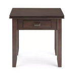 Table d'appoint en bois massif Stratford - Wyndenhall