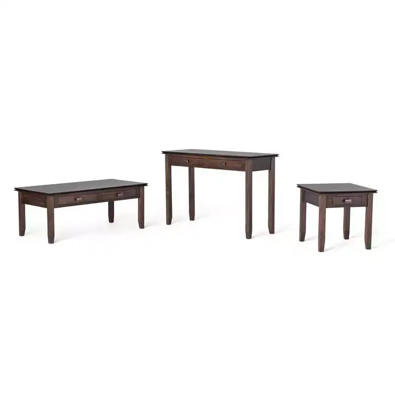 Table d'appoint en bois massif Stratford - Wyndenhall