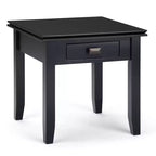Table d'appoint en bois massif Stratford - Wyndenhall