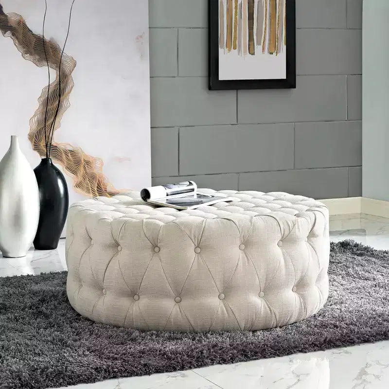 Amour Ottoman rembourré en tissu - Modway
