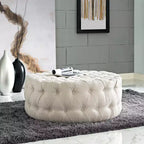 Amour Ottoman rembourré en tissu - Modway