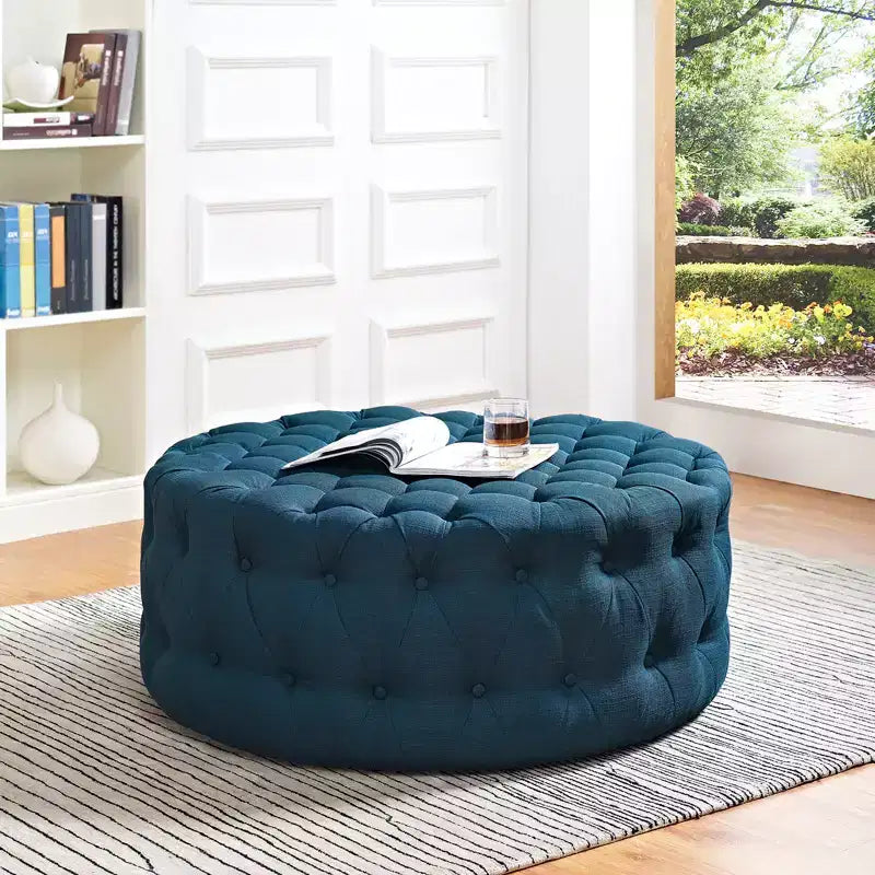 Amour Ottoman rembourré en tissu - Modway