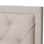 Lit de rangement Baxton Studio Aurelie moderne et contemporain rembourré en tissu