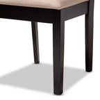 Lot de 4 chaises de salle à manger en bois finition Caron – Baxton Studio