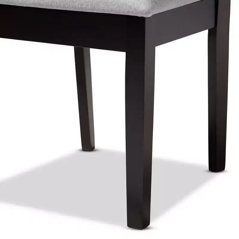 Lot de 4 chaises de salle à manger en bois finition Caron – Baxton Studio