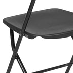 Flash Furniture Chaise Pliante en Plastique Série Hercules - Lot de 10 Capacité de Poids 295 kg