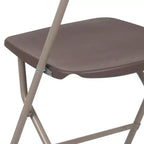 Flash Furniture Chaise Pliante en Plastique Série Hercules - Lot de 10 Capacité de Poids 295 kg