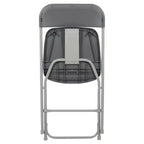 Flash Furniture Chaise Pliante en Plastique Série Hercules - Lot de 10 Capacité de Poids 295 kg