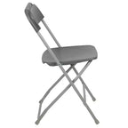 Flash Furniture Chaise Pliante en Plastique Série Hercules - Lot de 10 Capacité de Poids 295 kg
