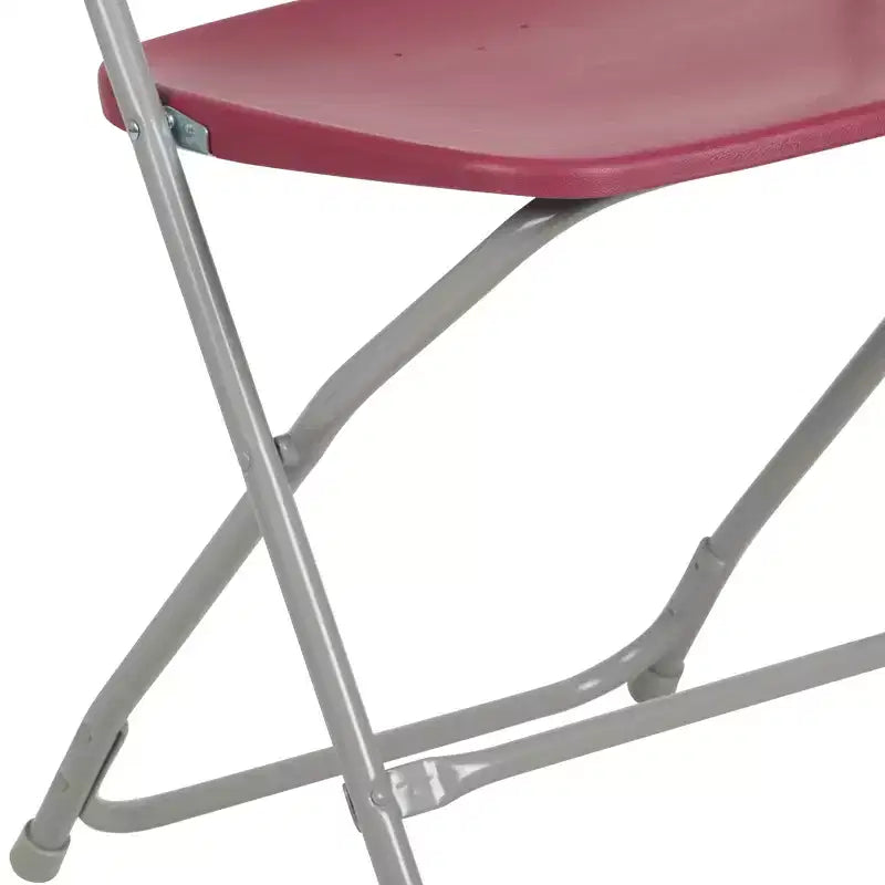 Chaise pliante en plastique de la série Hercules de Flash Furniture – Lot de 2 Capacité de poids de 295 kg