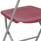 Chaise pliante en plastique de la série Hercules de Flash Furniture – Lot de 2 Capacité de poids de 295 kg