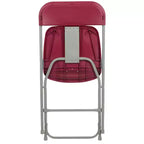 Chaise pliante en plastique de la série Hercules de Flash Furniture – Lot de 2 Capacité de poids de 295 kg