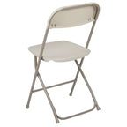 Chaise pliante en plastique de la série Hercules de Flash Furniture – Lot de 2 Capacité de poids de 295 kg
