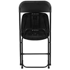 Chaise pliante en plastique de la série Hercules de Flash Furniture – Lot de 2 Capacité de poids de 295 kg