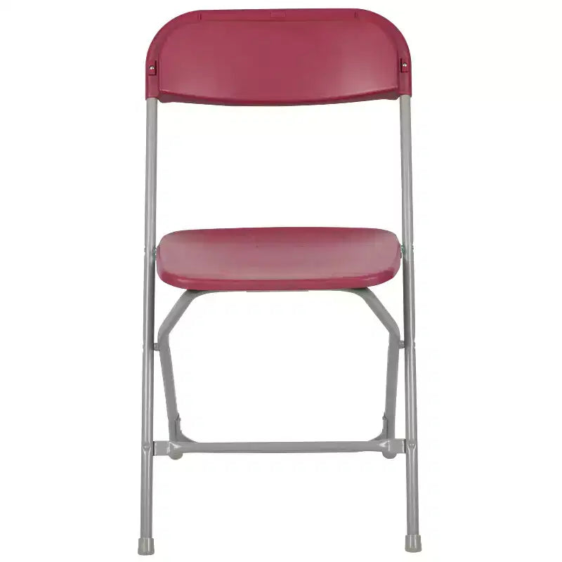 Chaise pliante en plastique de la série Hercules de Flash Furniture – Lot de 2 Capacité de poids de 295 kg