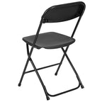 Chaise pliante en plastique de la série Hercules de Flash Furniture – Lot de 2 Capacité de poids de 295 kg