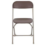 Chaise pliante en plastique de la série Hercules de Flash Furniture – Lot de 2 Capacité de poids de 295 kg