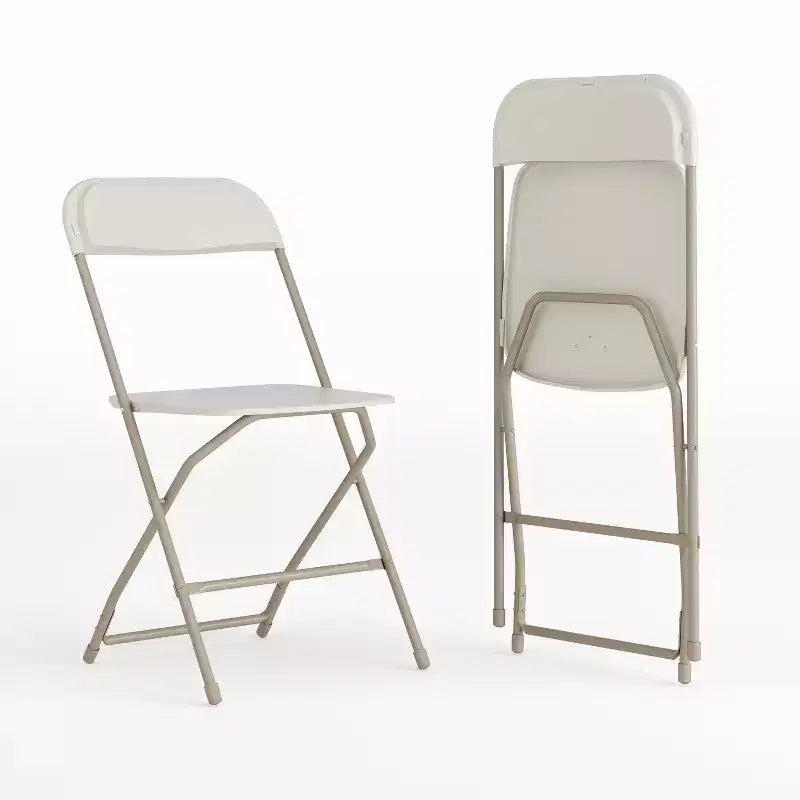 Chaise pliante en plastique de la série Hercules de Flash Furniture – Lot de 2 Capacité de poids de 295 kg