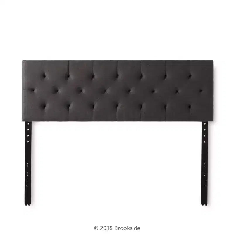 Tête de lit rembourrée réglable Emmie avec capitonnage en losanges - Brookside Home