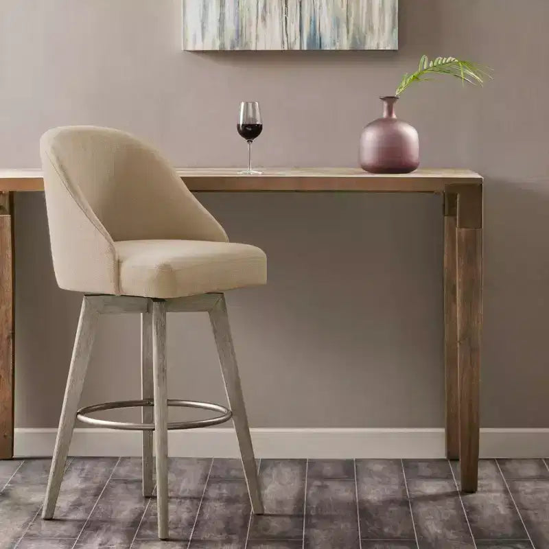 Tabouret de bar 30 po Howard à hauteur de comptoir avec siège pivotant - Madison Park