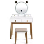 Costway Coiffeuse avec Miroir Tactile Dimmable