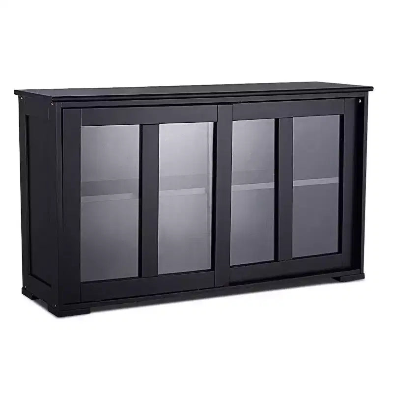 Meuble de rangement de cuisine Costway, buffet avec porte coulissante