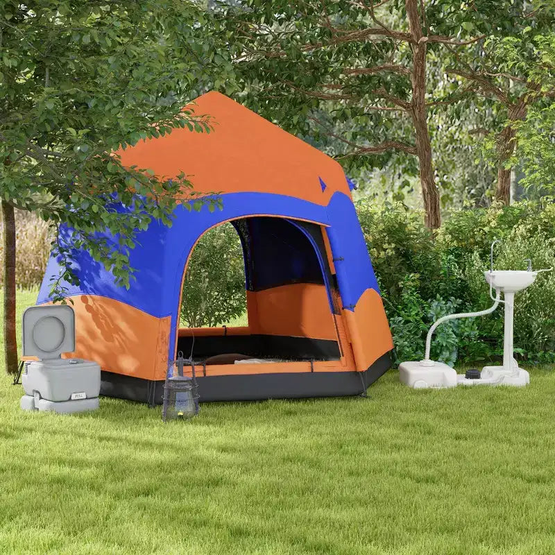 kleankin Lavabo portable de camping, station de lavage des mains avec réservoir de 17 litres, réservoir de récupération de 24 litres et distributeur de savon pour camping-car, extérieur, intérieur, en PEHD, blanc