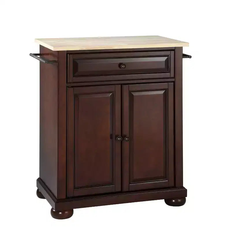 Dessertes de cuisine portables avec dessus en bois Alexandria - Crosley