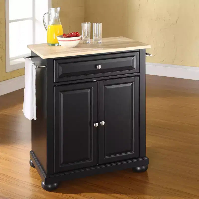 Dessertes de cuisine portables avec dessus en bois Alexandria - Crosley