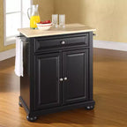 Dessertes de cuisine portables avec dessus en bois Alexandria - Crosley