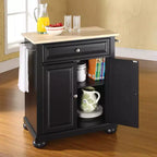 Dessertes de cuisine portables avec dessus en bois Alexandria - Crosley