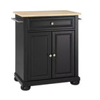 Dessertes de cuisine portables avec dessus en bois Alexandria - Crosley