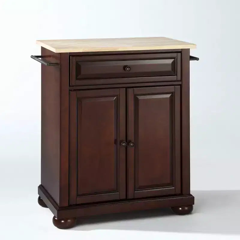 Dessertes de cuisine portables avec dessus en bois Alexandria - Crosley