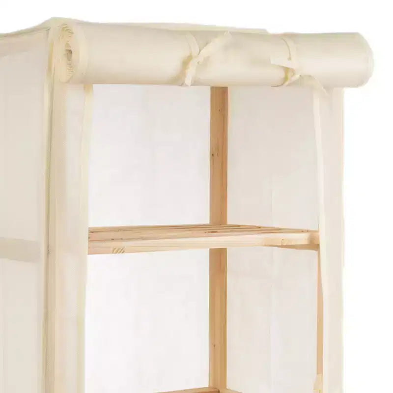 Étagère de rangement en bois à 5 niveaux Hastings Home avec housse amovible