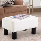 HOMCOM Pouf repose-pieds ottoman en tissu moderne 16 cubes