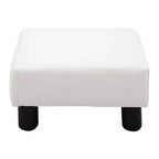 HOMCOM Pouf repose-pieds ottoman en tissu moderne 16 cubes