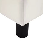 HOMCOM Pouf repose-pieds ottoman en tissu moderne 16 cubes