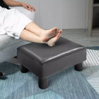 HOMCOM Pouf repose-pieds ottoman en tissu moderne 16 cubes
