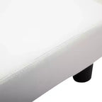 HOMCOM Pouf repose-pieds ottoman en tissu moderne 16 cubes