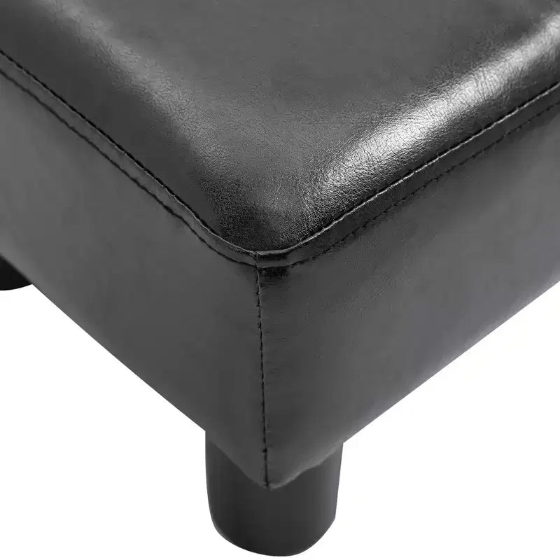 HOMCOM Pouf repose-pieds ottoman en tissu moderne 16 cubes