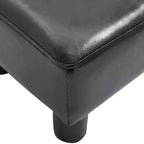 HOMCOM Pouf repose-pieds ottoman en tissu moderne 16 cubes